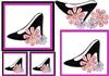 shoe and flowers topper