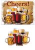 CHEERS! beer, ale, lager  A5