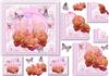 pretty in pink rose flutter stacker