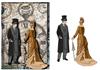 Steampunk Fob Watch couple - 360 DPI