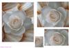beautiful white  rose pyramid
