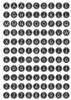 Shiny Button Alpha-Black