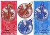 2 DL Christmas Fairies Card Fronts