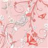 pretty pink flutter paper