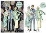 Art Deco Birthday + decoupage