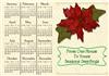 Calendar Pointsettia-DWJ