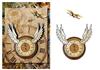 Steampunk Fob Watch Time Flies - 360 DPI