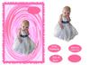 It's A Girl (Christening card No 1)