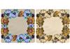 Vintage Floral Frame Backgrounds Square