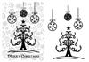 Simple Monochrome Xmas - 360 DPI