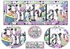 Birthday cupcakes circle stacker