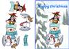 A5 Christmas card(Having fun)