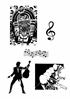 music jukebox digi stamps silhouettes