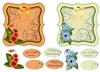 2 Square Toppers (Floral  No 2a)
