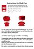 Shelf Card instructions