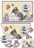 teddy get well soon envelope card