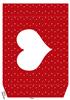 Valentine Red box envelope top