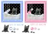Let it snow kitten Card fronts/toppers