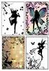 MULITIPLE FAIRY SILHOUETTE TOPPERS