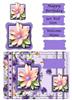 A5 Landscape card (Floral No 3e)