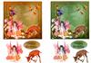 2 squared toppers(Fairy Birthday)
