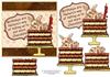 EAT MORE CHOCOLATE! Birthday Decoupage