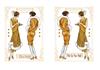 Two Beautiful Art Deco Ladies
