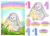 A5 card (Hugs & Kisses No 1)