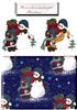 festive bear family.   plc