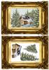 FRAMED WINTER SCENE A5 topper + decoupage