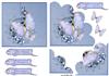 Butterfly blues topper and corner scallop stacker