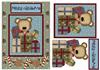 TEDDY TOMMY CHRISTMAS DECOUPAGE TOPPER