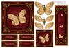 Red & Gold Butterfly Topper