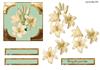 Lillies of peace card front with step by step and