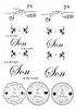 9 son sentiments - digi stamps