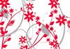 Christmas floral backing
