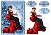 A5 Card Topper(Victorian Lady)