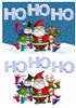 HO HO HO A5 xmas topper