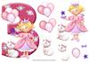 AGE 3 PRINCESS Shape card sheet 2 of 2