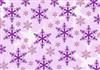 falling lilac snowflakes