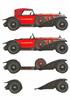 vintage 1920's car topper + decoupage
