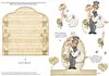 WEDDING Push and pull 3d Card Kit sheet 2