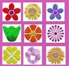 glitter flowers