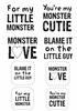 LITTLE MONSTER SENTIMENTS