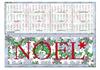 Noel DL Calender Card