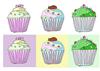 2nd edition 6 cupcake toppers