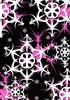 retro snowflakes