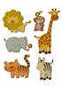 chipboard style jungle animal images