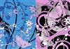 floral swirls double A5 toppers