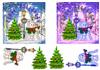 2 Square cards (Happy Christmas)